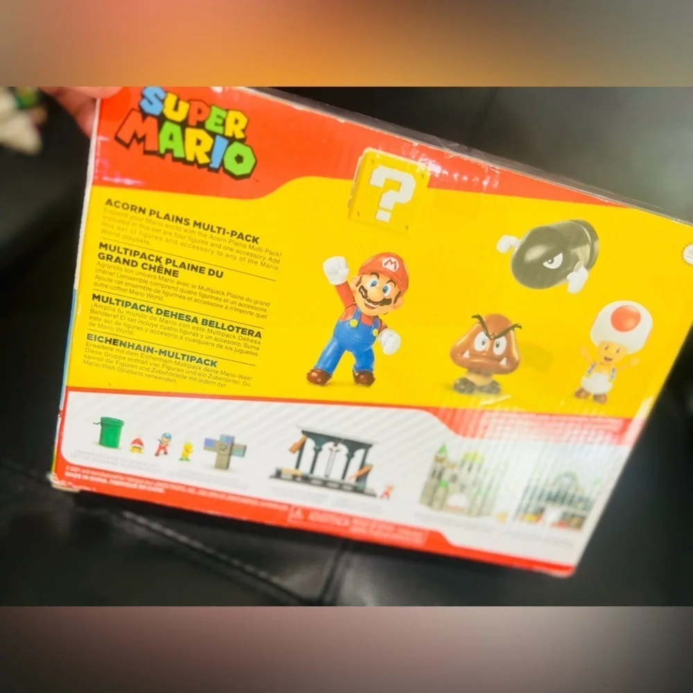 Super Mario Nintendo Acorn Plains 2.5” Figure Multipack Diorama Set New